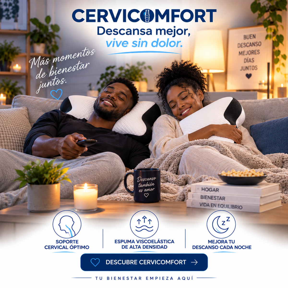 Cervicomfort. Almohada Cervical Ergonómica.