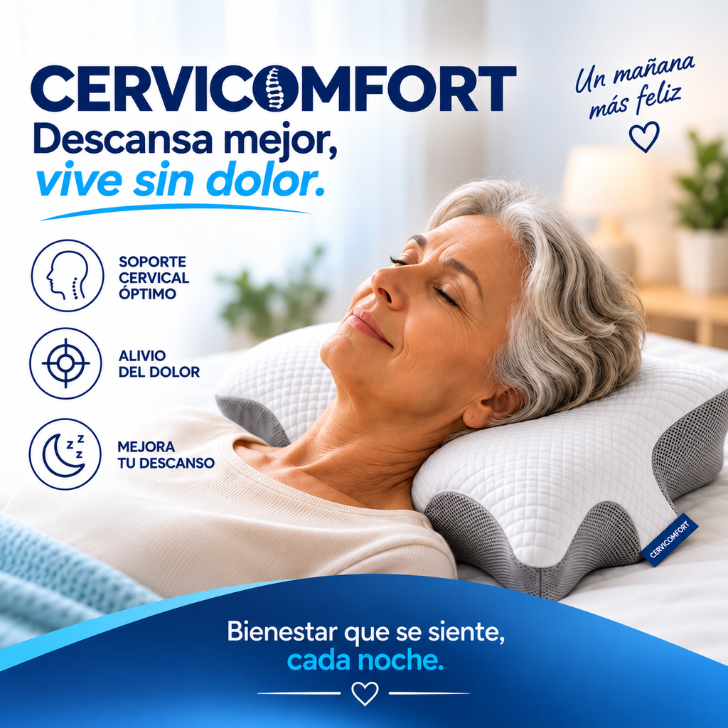 Cervicomfort. Almohada Cervical Ergonómica.