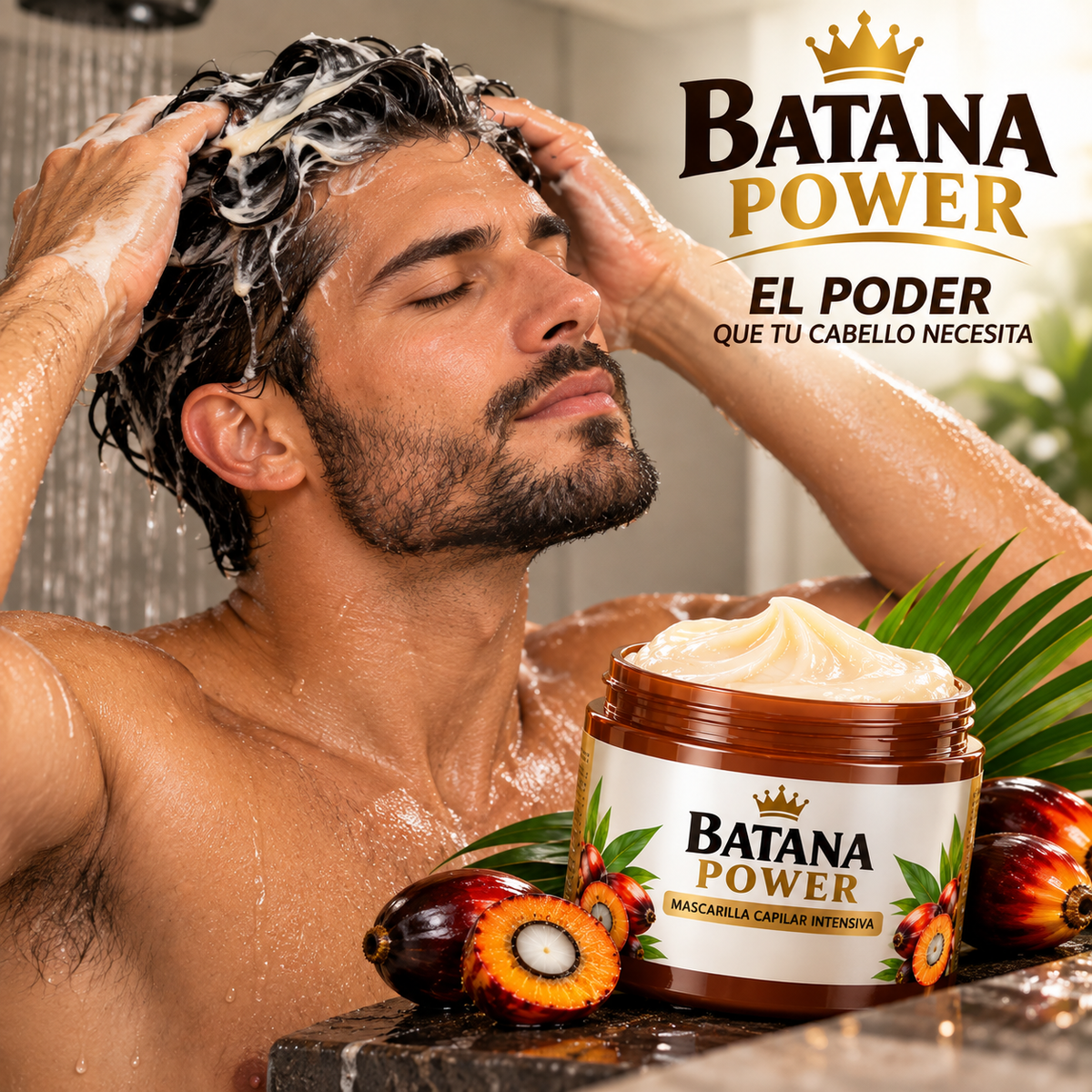 BATANA POWER   Mascarilla intensiva para una melena más fuerte, nutrida y radiante.